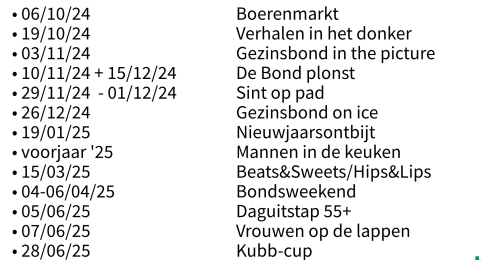 Kalender 2024-2025